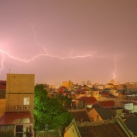 Thunderstorm over Hanoi