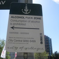 Alcohol free zone